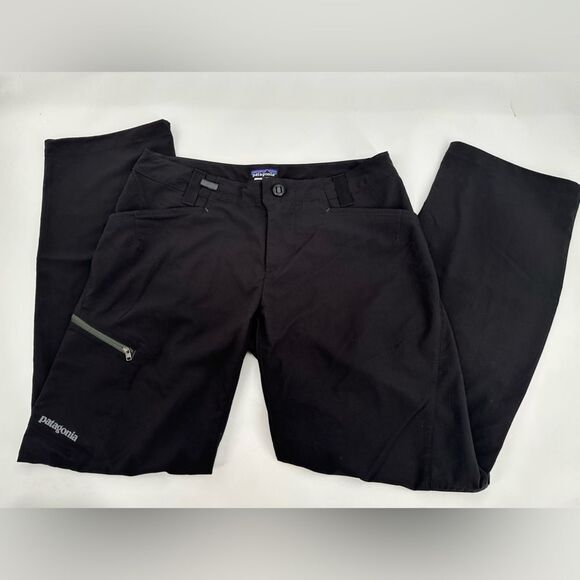 Patagonia RPS Rock Pants Size 10 Black Zip Pocket Quick Dry Outdoor Hiking Gorp - Picture 1 of 7